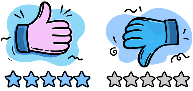 Like or dislike ratings